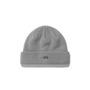 MS_3STAR LOGO BEANIE GREY