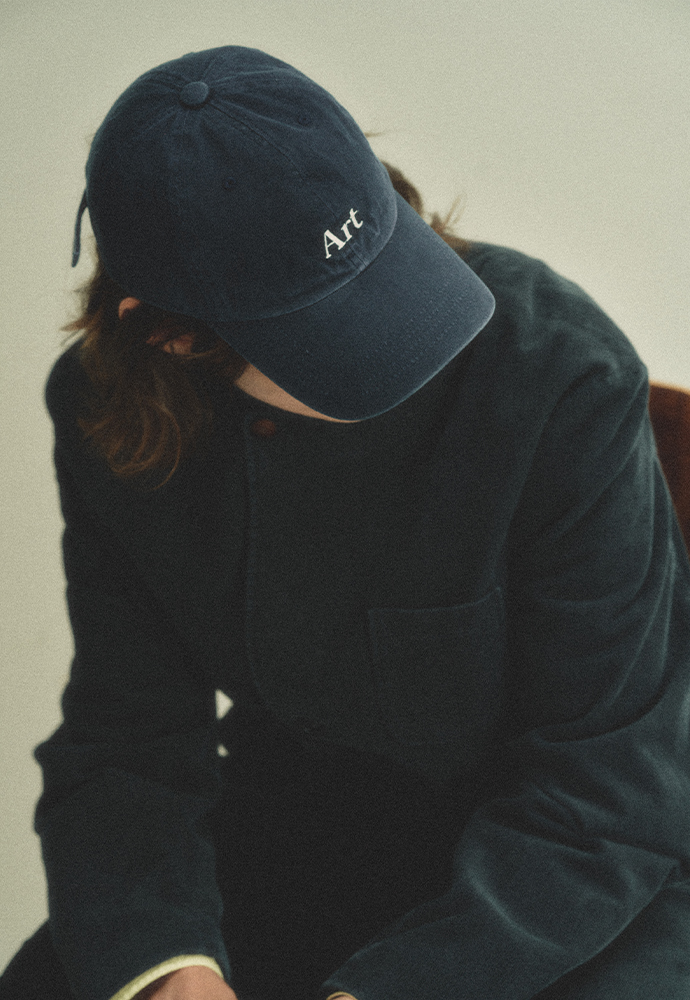 'Art' Vintage Cap_Navy